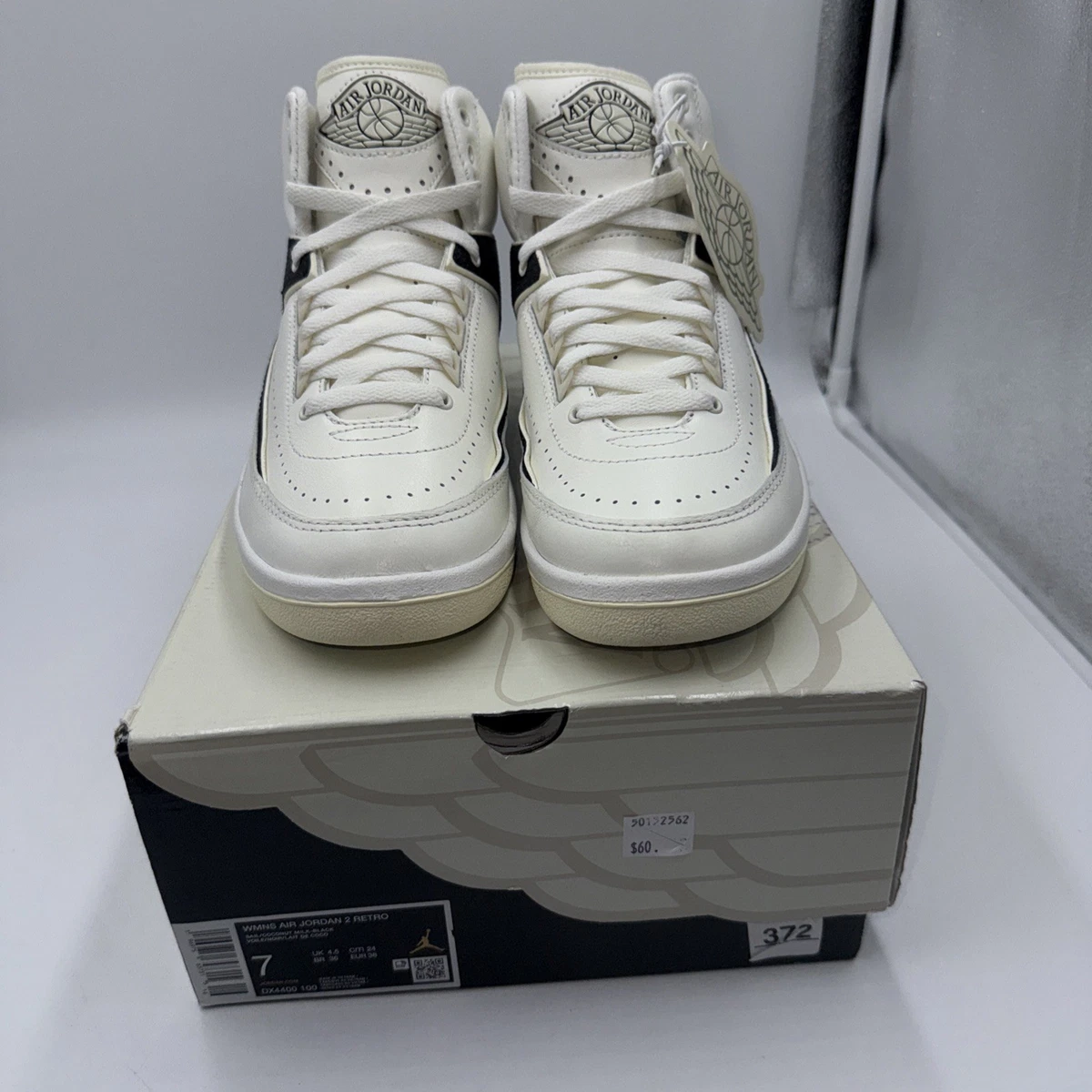 Jordan 2 Retro Sail Black W for sale | eBay