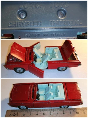 Corgi Toys Chrysler Imperial Patent No 904525 Auto Sammlerauto Made GT. Britain - Bild 1 von 4