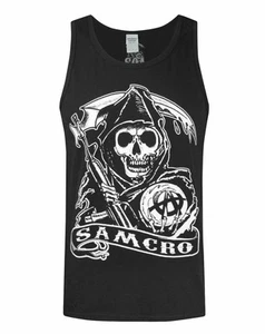 Sons of Anarchy Reaper Logo Männer Klein Weste - Bild 1 von 5
