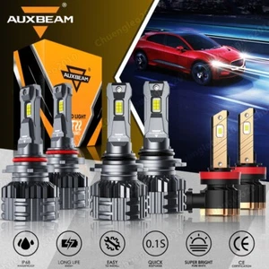 AUXBEAM Canbus LED Headlight High Low Beam Fog Light For Toyota RAV4 2006-2012 - Picture 1 of 17