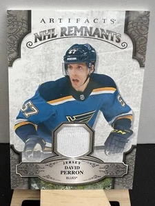 2019-20 Upper Deck Artifacts NHL Remnants David Perron #NR-DP Blues Red Wings - Picture 1 of 2