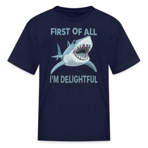 Funny Sarcastic Delight Kids' T-Shirt - Picture 1 of 7