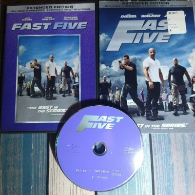 Fast Five (DVD, 2011, Rated/Unrated) - Image 1 of 4