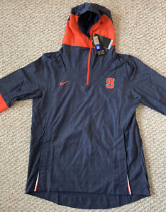 Nike Syracuse Football Mens CQ5235-419 Repel Blue Orange Hooded Jacket Size L