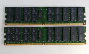 Crucial 16Gb 2x8Gb ECC Server RAM PC2-5300 Registered Memory Kit CT102472AB667 - Picture 1 of 1