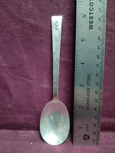International Sterling CONTINENTAL SUGAR SPOON 6 1/4" 40 grams  Monogram    B - Picture 1 of 4
