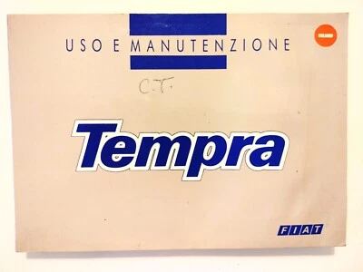 MANUALE USO E MANUTENZIONE FIAT TEMPRA - Immagine 1 di 2