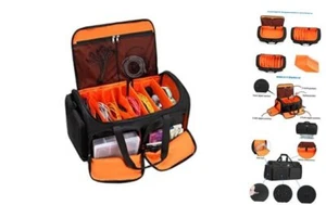Cable Bag Music Dj Band Equipment Case Audio Bag Harness Music Gear with Orange - Picture 1 of 7