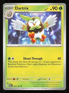 Dartrix 014/197 Regular Near Mint Pokemon TCG S&V Obsidian Flames OBF - Bild 1 von 1