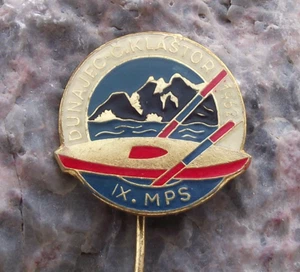 1962 International Canoe Kayak Whitewater Slalom Championships MPS Pin Badge - Picture 1 of 2