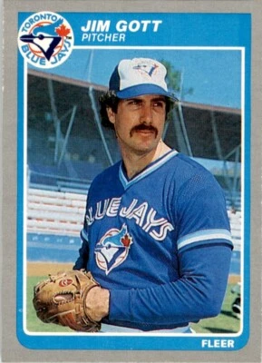 1985 Fleer Jim Gott . Toronto Blue Jays #105 - Image 1 of 2