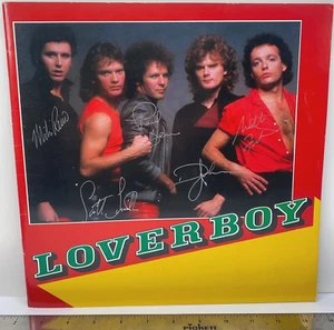 1982 Loverboy Japanese Concert Program Signed By 5 Original Band Members - Picture 1 of 7