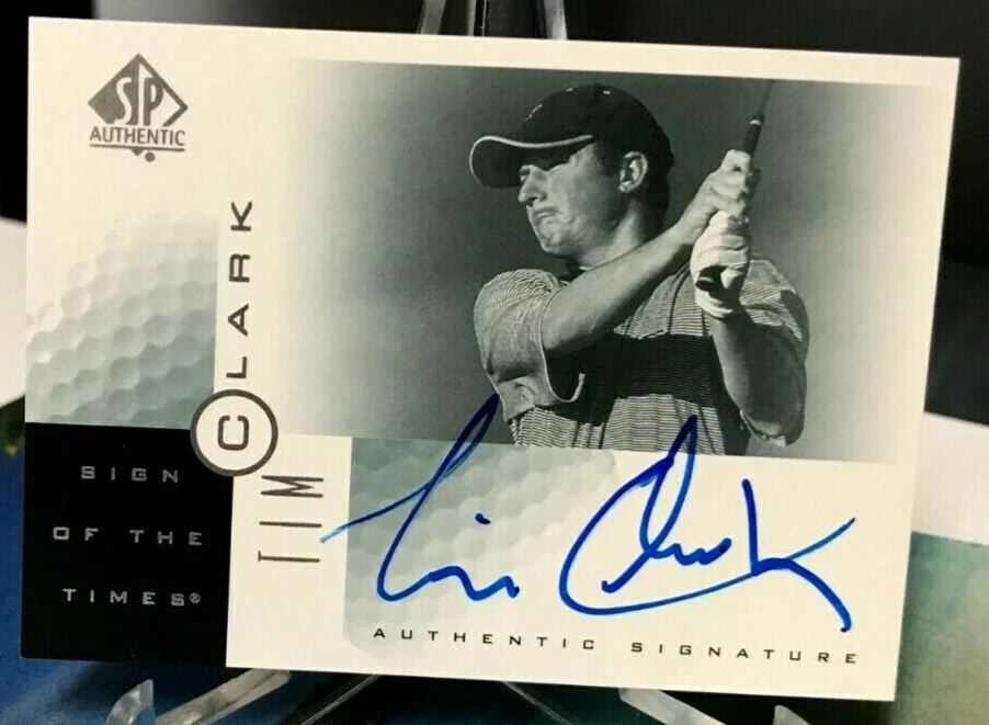 TIM CLARK RC AUTO SOTT SIGN OF THE TIMES SP AUTHENTIC AUTOGRAPH ROOKIE 2001 - Image 1 of 1