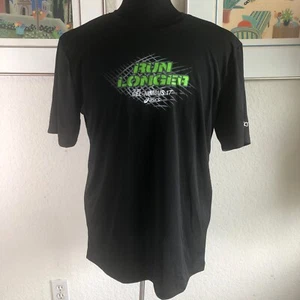 New Asics Men's Large Athletic Running Training Top MR2471N Black - Picture 1 of 4