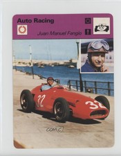 1977-79 Sportscasters Series 08 United Kingdom Lausanne Juan Manuel Fangio HOF