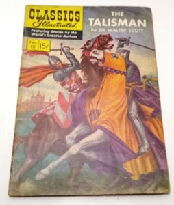 Classics Illustrated #111 (1953) The Talisman Sir Walter Scott Comic Book - Picture 1 of 3