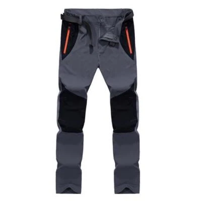 Pantalones elásticos de secado rápido anti-UV de verano para hombre senderismo camping pantalones Foto 1 de 4