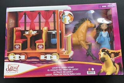 Juego Spirit Untamed Lucky's Train Home con muñeca de la suerte nuevo EN CAJA Foto 1 de 2