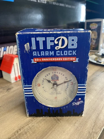 60th Anniversary Edition Los Angeles Dodgers Alarm Clock SoCal Honda Dealers Cover