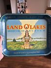 VINTAGE 1950's LAND O'LAKES 'SWEET CREAM BUTTER' METAL SERVING TRAY