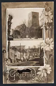 Postcard Dartford Kent street scene and Parish Church posted 1911 RP - Picture 1 of 2