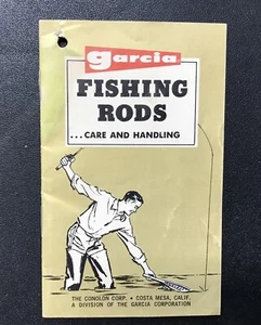Vintage Garcia Fishing Rods Care and Handling Owner’s Manual Booklet. - Picture 1 of 8