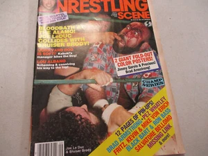 Wrestling Scene Mag. Sept 1984 Giant Color Posters Jim Gavin & Brad Armstrong - Picture 1 of 16