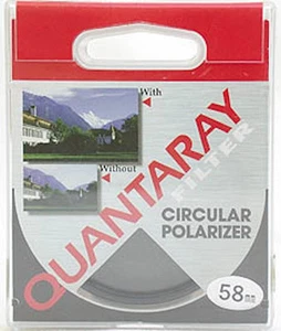 Quantaray 58mm Circular Polarizing C-PL Filter Film & Digital Retail $32+ MINT! - Picture 1 of 3