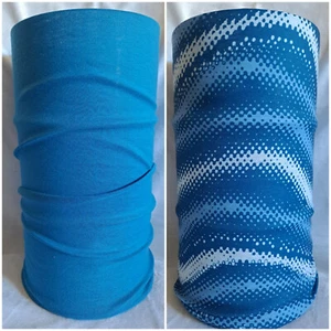 2 pack Blue/white light blue facesock skimask bandana ,fishing ,facecover - Picture 1 of 6