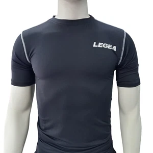 Legea Maglia termica maglietta uomo manica corta ciclismo calcio corsa sci - Picture 1 of 3
