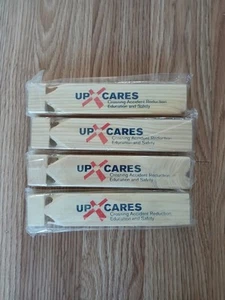 4 Wooden Train Whistles - Picture 1 of 3