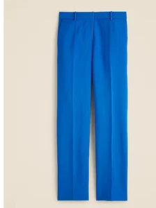 J. Crew Slim-Fit Hose Satin GRÖSSE 10 BLAU neu mit Etikett 198 $ - Bild 1 von 2