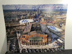 2008 Peyton Manning + 21 Signed Colts Team Autographed 16X20 Photo Steiner COA - Picture 1 of 12