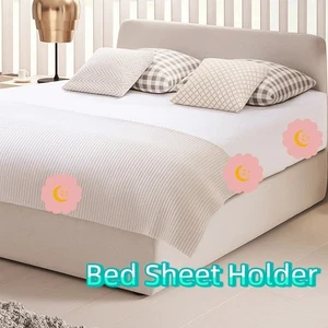 Plastic Bed Sheet Holder Anti-Slip Bed Cover Fastener Daily Use - Picture 1 of 15