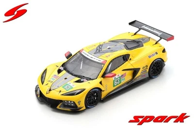Spark S8643 1/43 Chevrolet Corvette C8.R No.63 24H Le Mans 2022 Modello Auto - Immagine 1 di 4
