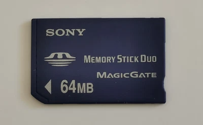Sony 64mb Memory Stick Duo, MagicGate - MSH-M64 - Image 1 of 2