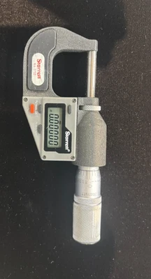 Starrett 3732XFL-1 0-1" Electronic Micrometer - Image 1 of 4