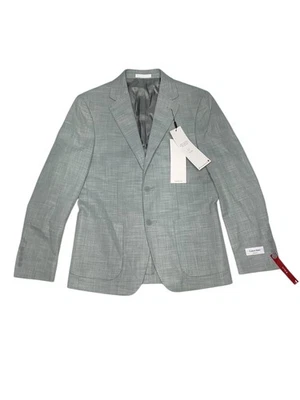 Calvin Klein Mens Slim fit Sport Coat Blazer 44 R Mint Green Solid - Image 1 of 2