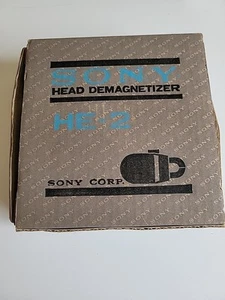 Vintage Sony HE-2 Head Demagnetizer for Reel To Reel & Cassette Tape Recorders - Picture 1 of 3