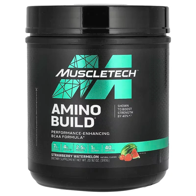 Muscletech Amino Build 400G Aminoacidi (40 Serv) BCAAs (78,95€/kg) - Immagine 1 di 1