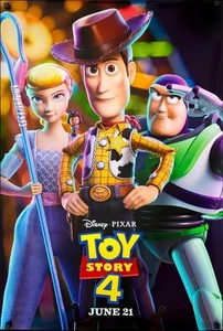 Toy Story 4 Disney Pixar 27"x 40" Theater Movie Poster Double Sided NEW - Picture 1 of 1