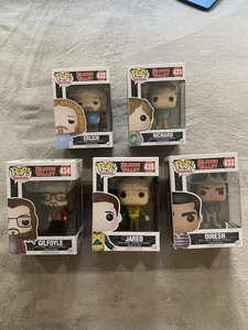 Funko Pop! Silicon Valley Jared Richard Dines Erlich Gilfoyle set completo di 5 - Foto 1 di 7