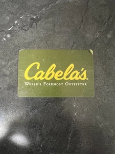 $100 CABELAS PHYSICAL GIFT CARD - Picture 1 of 1