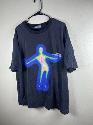 Vintage Aelfric Eden Distorted Portrait Graphic Oversized Tee Size Large - Image 1 of 4