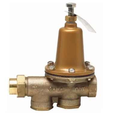 WATTS LEAD FREE- 1 INCH WATER PRESSURE REDUCING VALVE SINGLE UNION (LF25AUB-Z3) - Image 1 of 3
