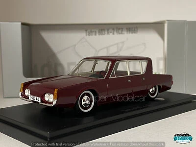 AUTOCULT 1/43 TATRA 603 X/2 1966 DARK RED WHITH USB BOOK ART.ATC99124 - Immagine 1 di 3