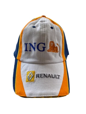 ING Renault F1 Team Hat (2008 Baseball Cap Fernando Alonso and Nelson Piquet Jr) - Image 1 of 4
