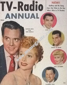 LUCILLE BALL - TV-RADIO ANNUAL MAGAZINE - 1954 (Lucy & Desi on the cover) - Picture 1 of 1