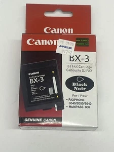 SEALED GENUINE CANON BX-3 BLACK OEM INK CARTRIDGE - Picture 1 of 4