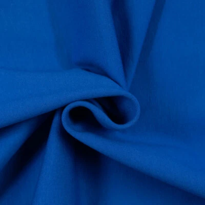 Jersey di cotone tinta unita blu royal jersey, tinta unita (prezzo = 0,5 metri)